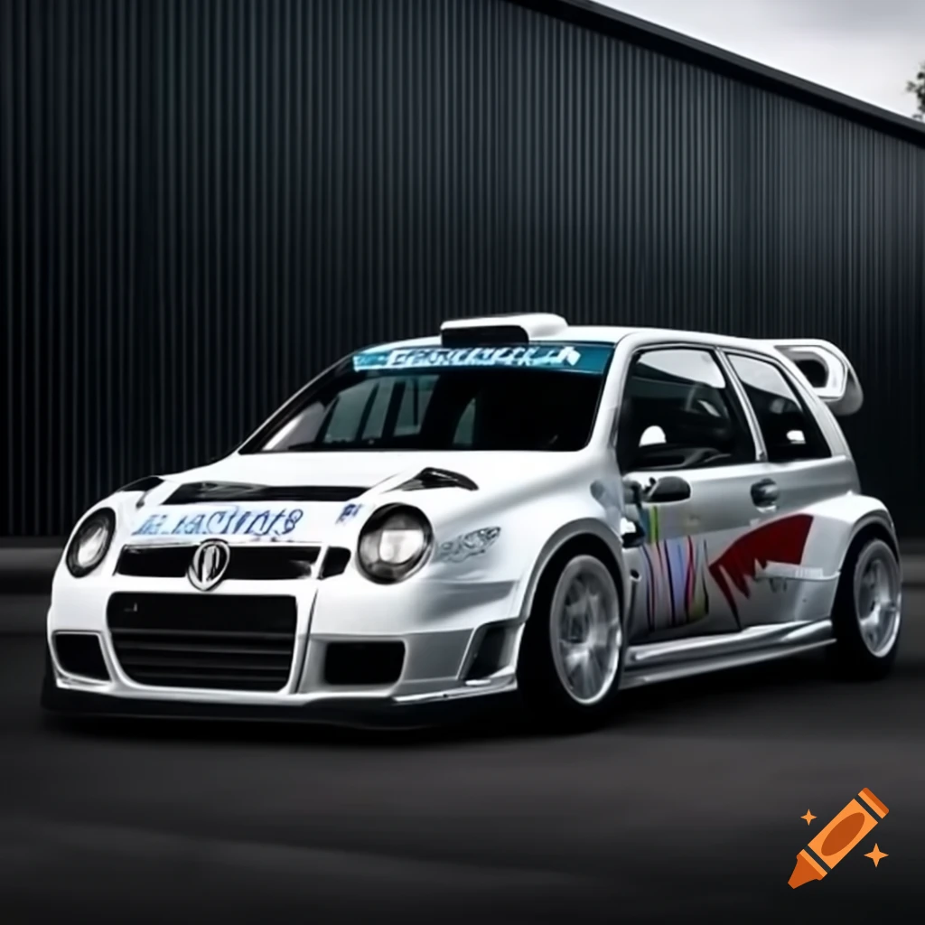 Volkswagen Lupo featuring WRC style widebody kit