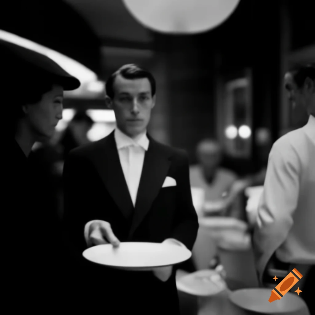 Waiter presenting the bill at a restaurant