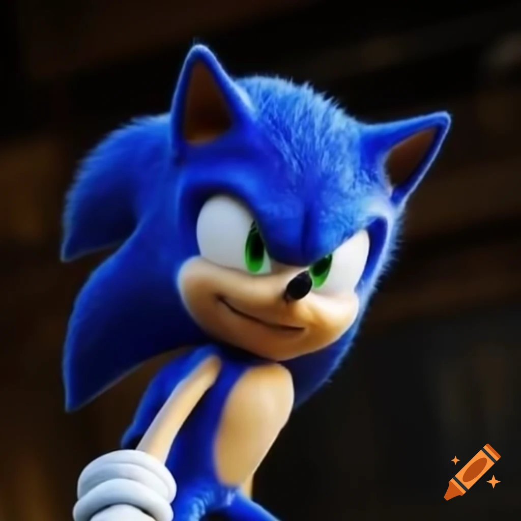 Fleetway Super Sonic in live action setting