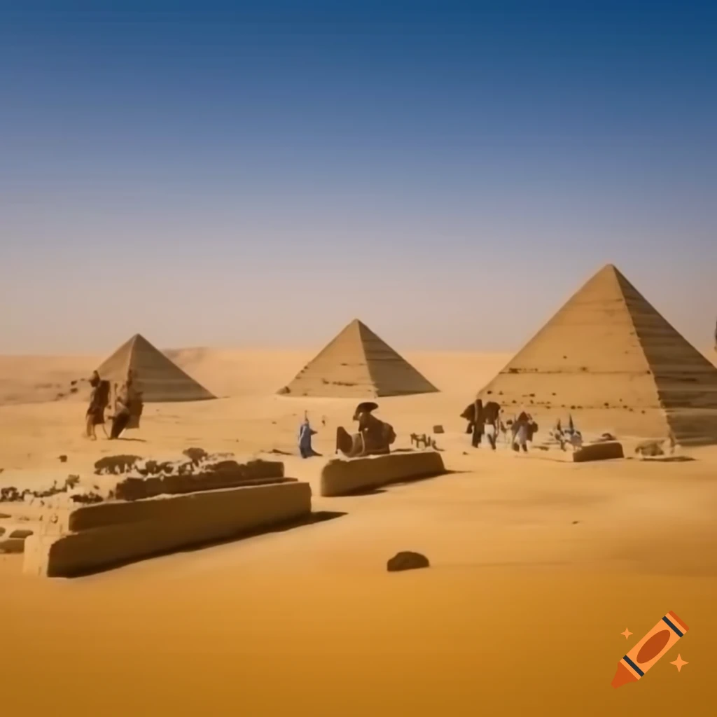 Archaeologists working in remote desert in Egypt
