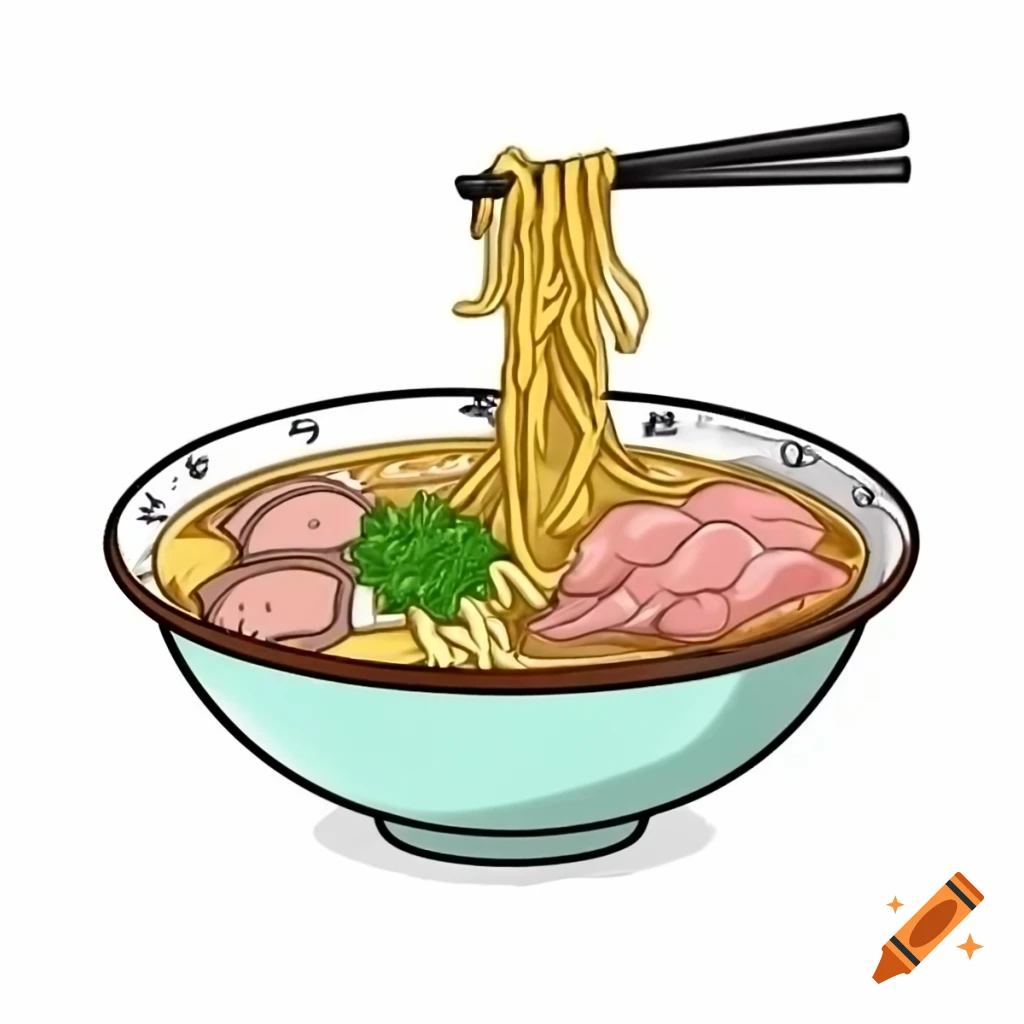 Delicious pork chashu ramen bowl with toppings