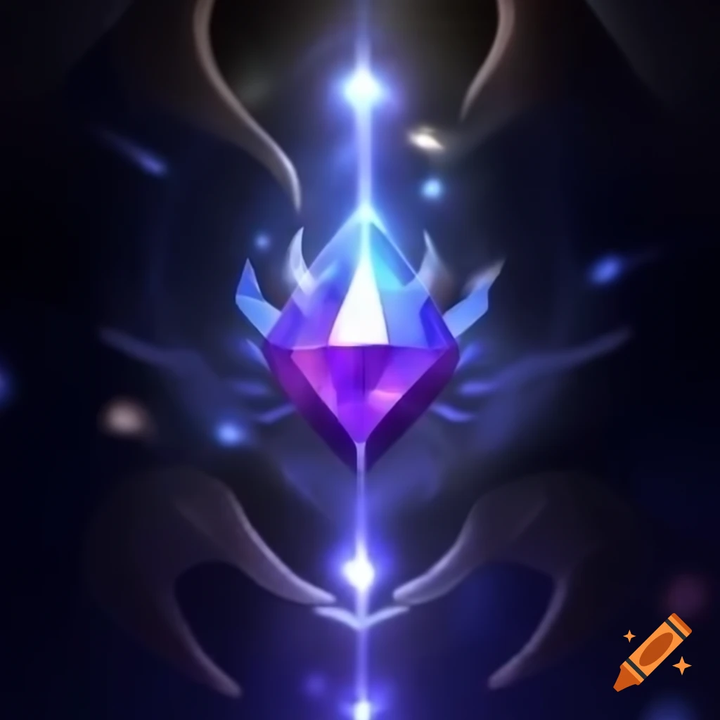 Radiant emblem 'oren' sparkling with celestial brilliance