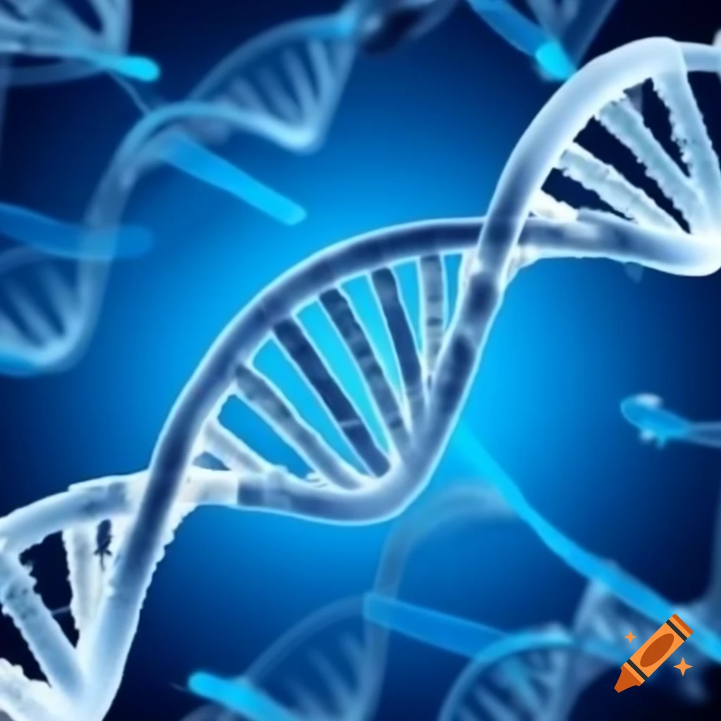 Dna Structure Illustration On Craiyon