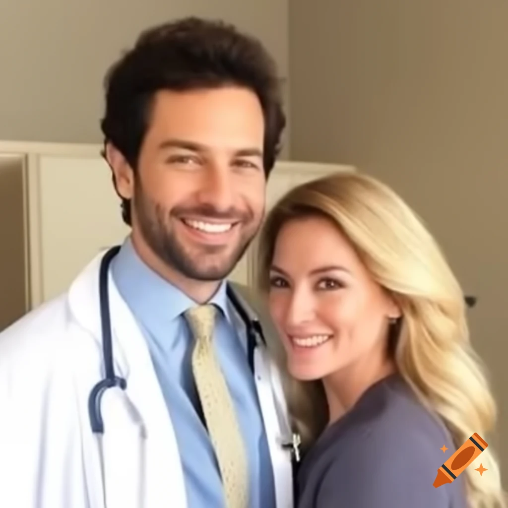 Smiling doctor in a medical setting