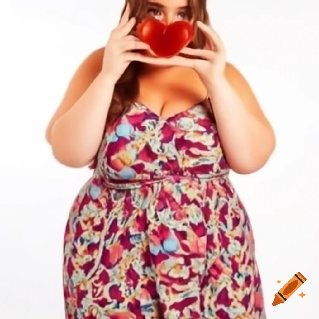 Plus size woman confidently posing