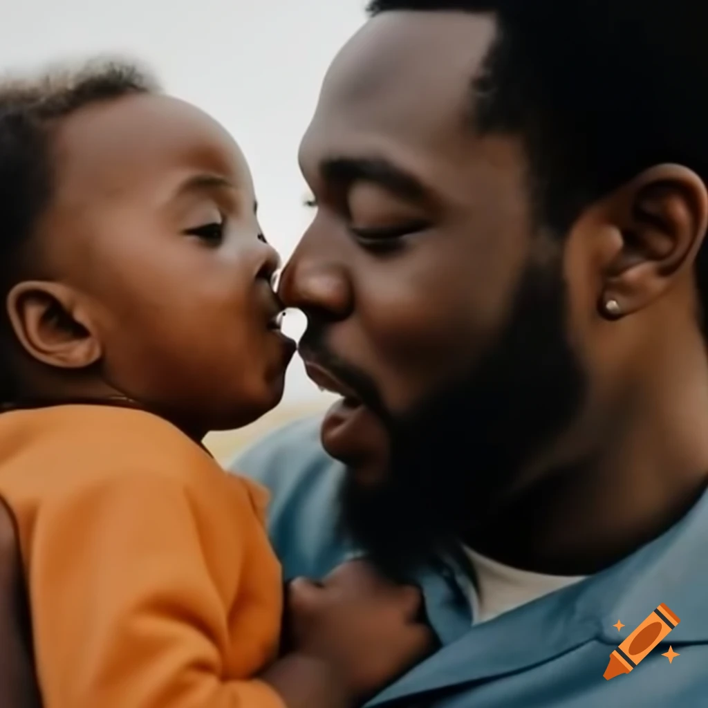 Father playfully tickling child in joyful moment