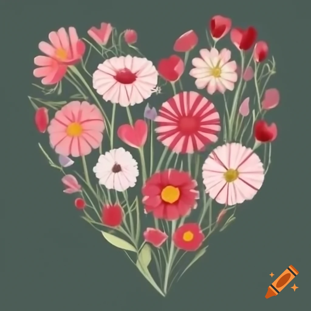 Wildflowers for Valentine's Day celebration