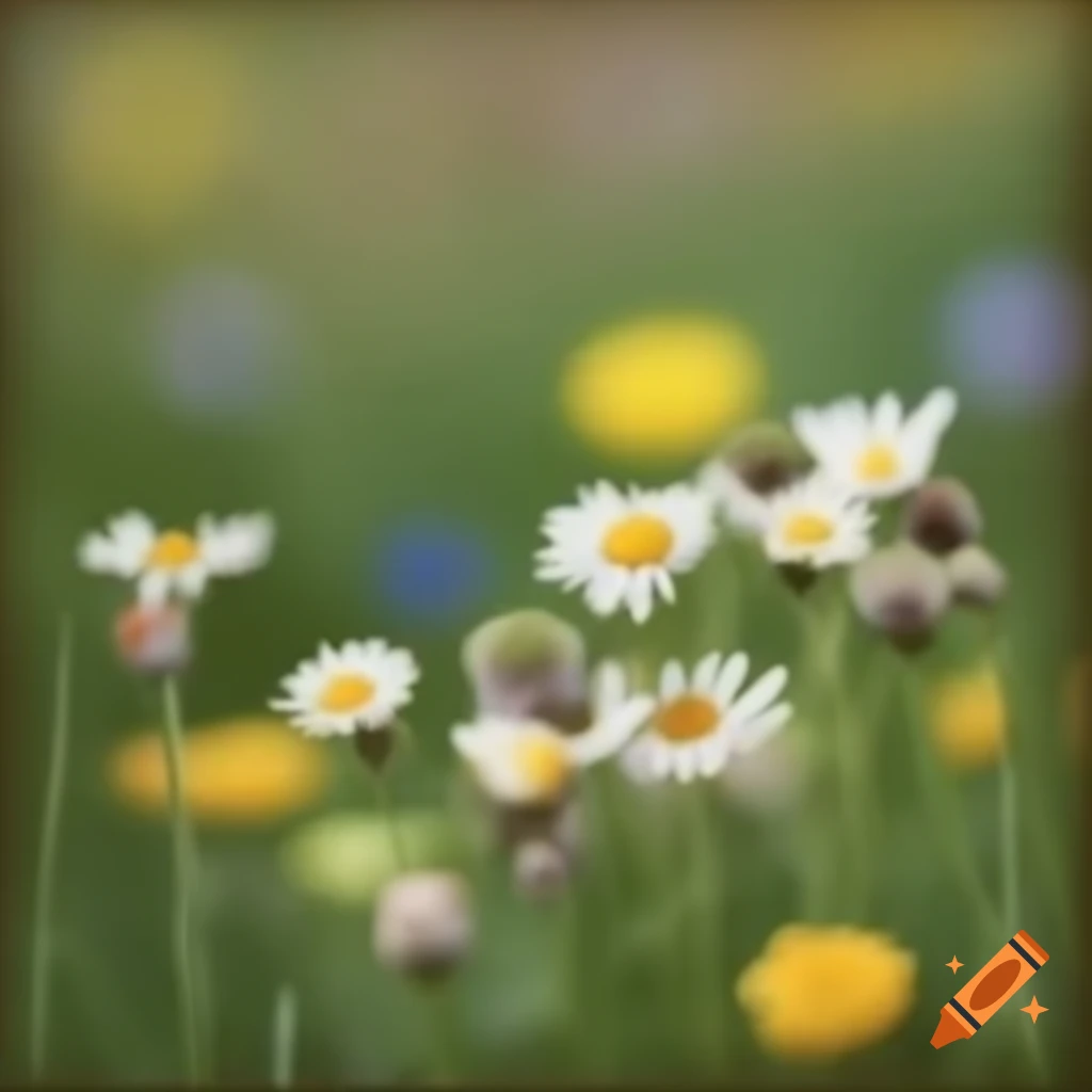 Spring season in bloom with flowers and greenery