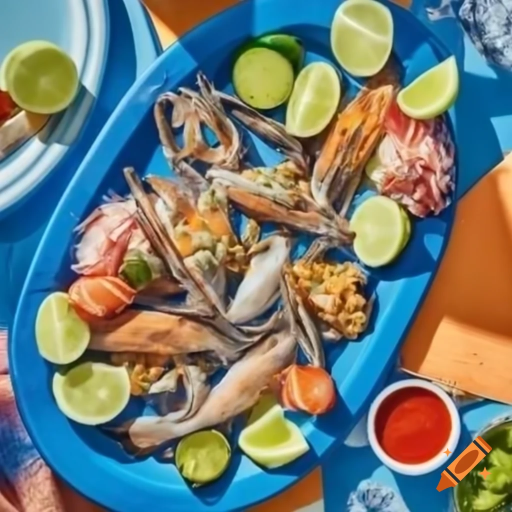 Delicious Mexican seafood dish named Mar Azul