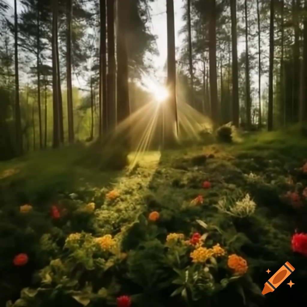 Story of Lina, Tom, and Mia in the Magical Forest