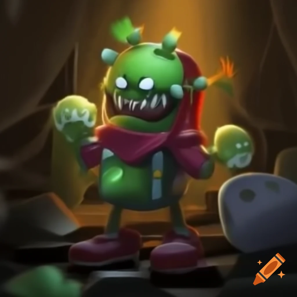 New character 'Luminária' from Plants vs. Zombies, a plant that emits light to reveal hidden zombies