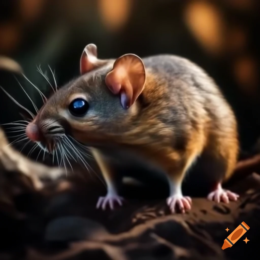 Dark brown mouse