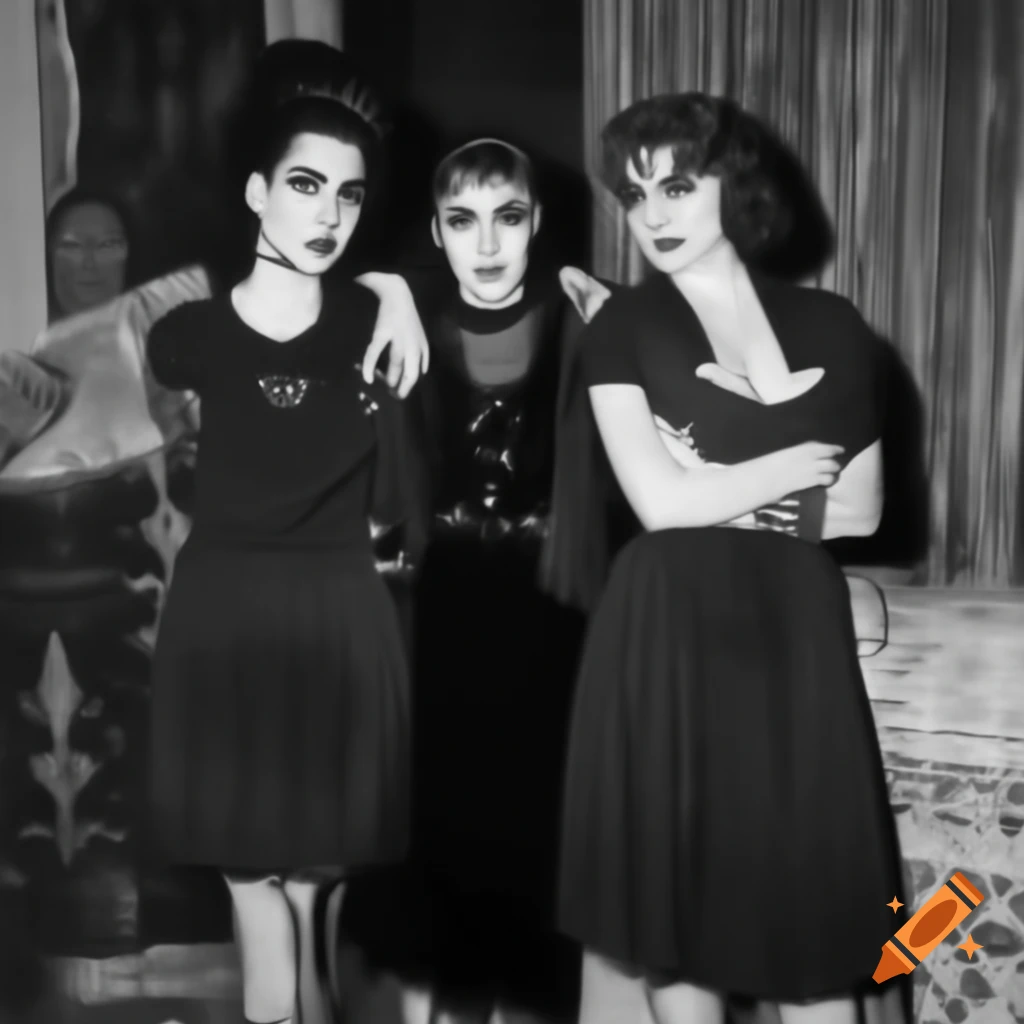 A fusion of grunge, Y2K, goth, punk, and historical fashion styles