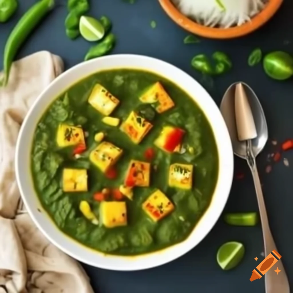 Delicious palak paneer recipe featuring spinach and cheese