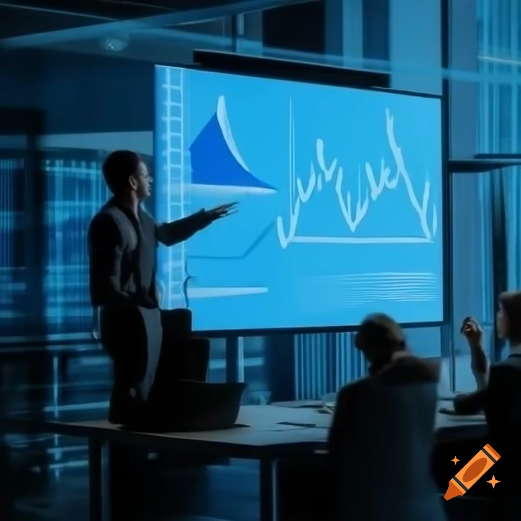Business presentation of graphs