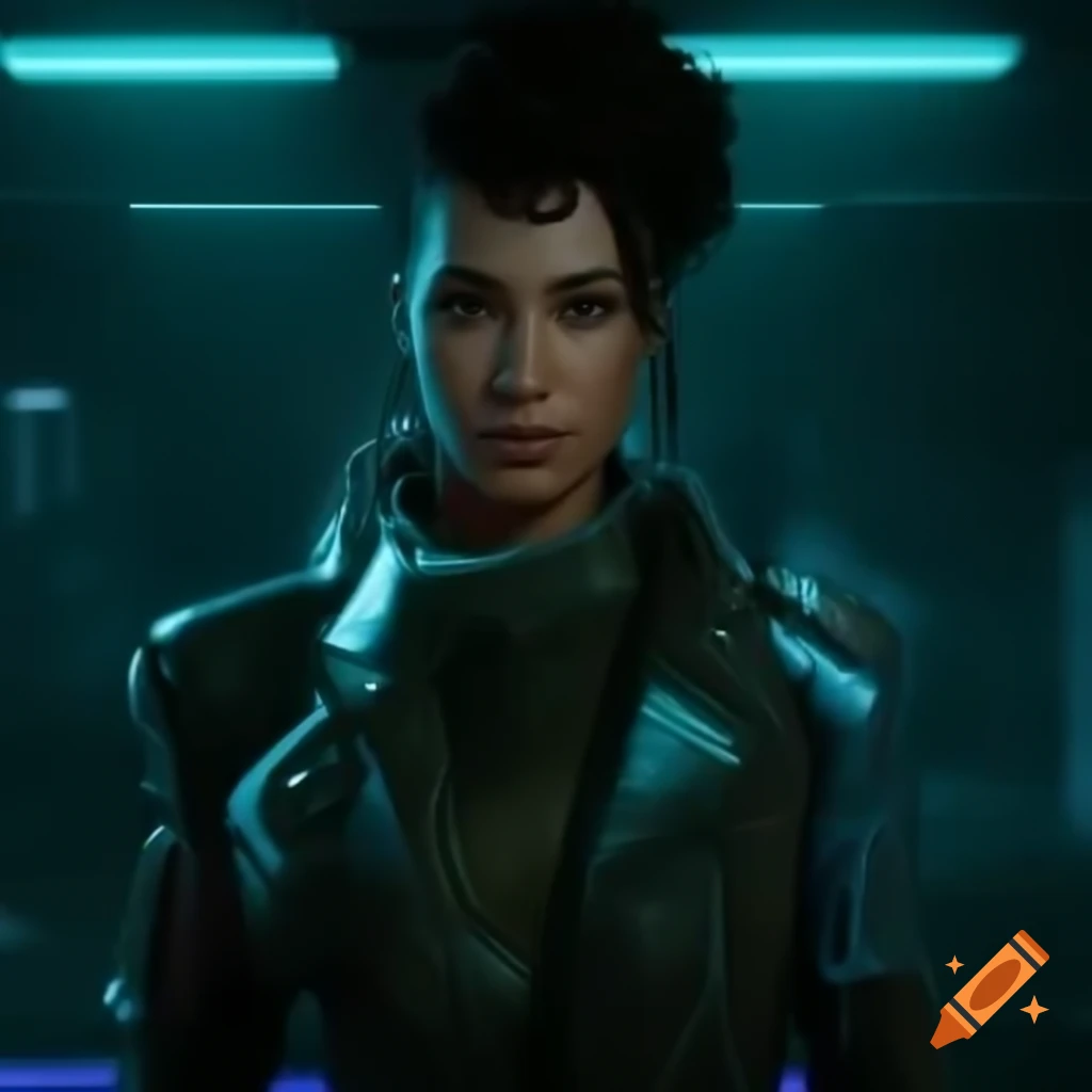Cyberpunk depiction of Izhevsk city