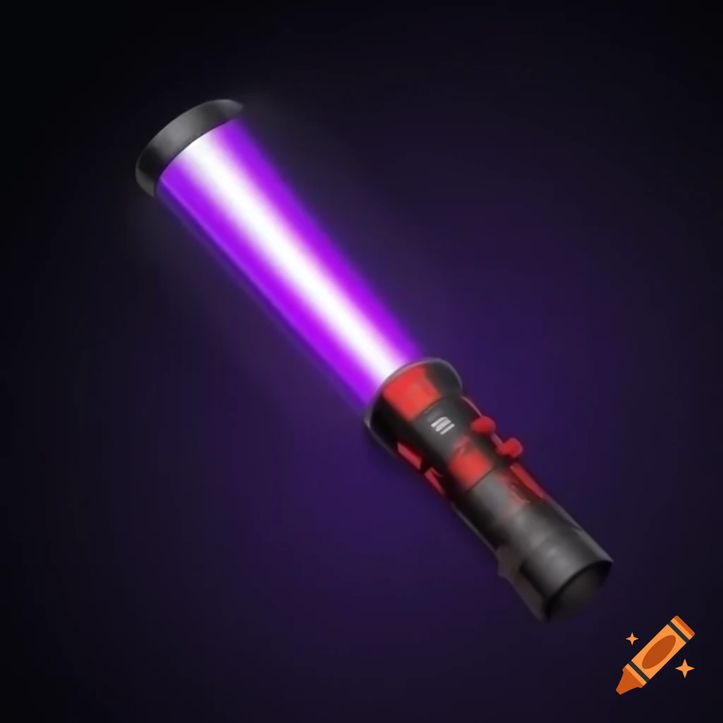 Demonic flashlight with radium core glowing brightly