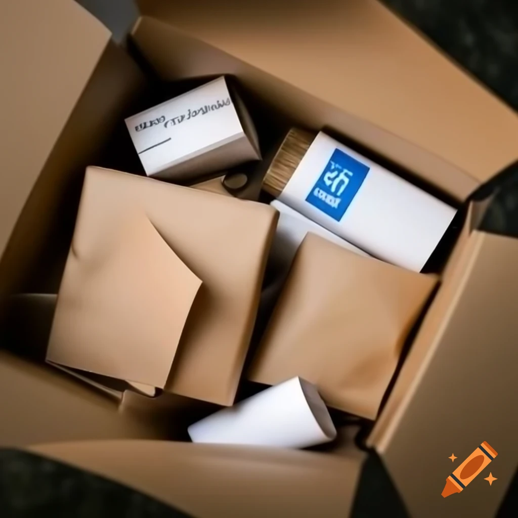 Retail paper bags in recycling box