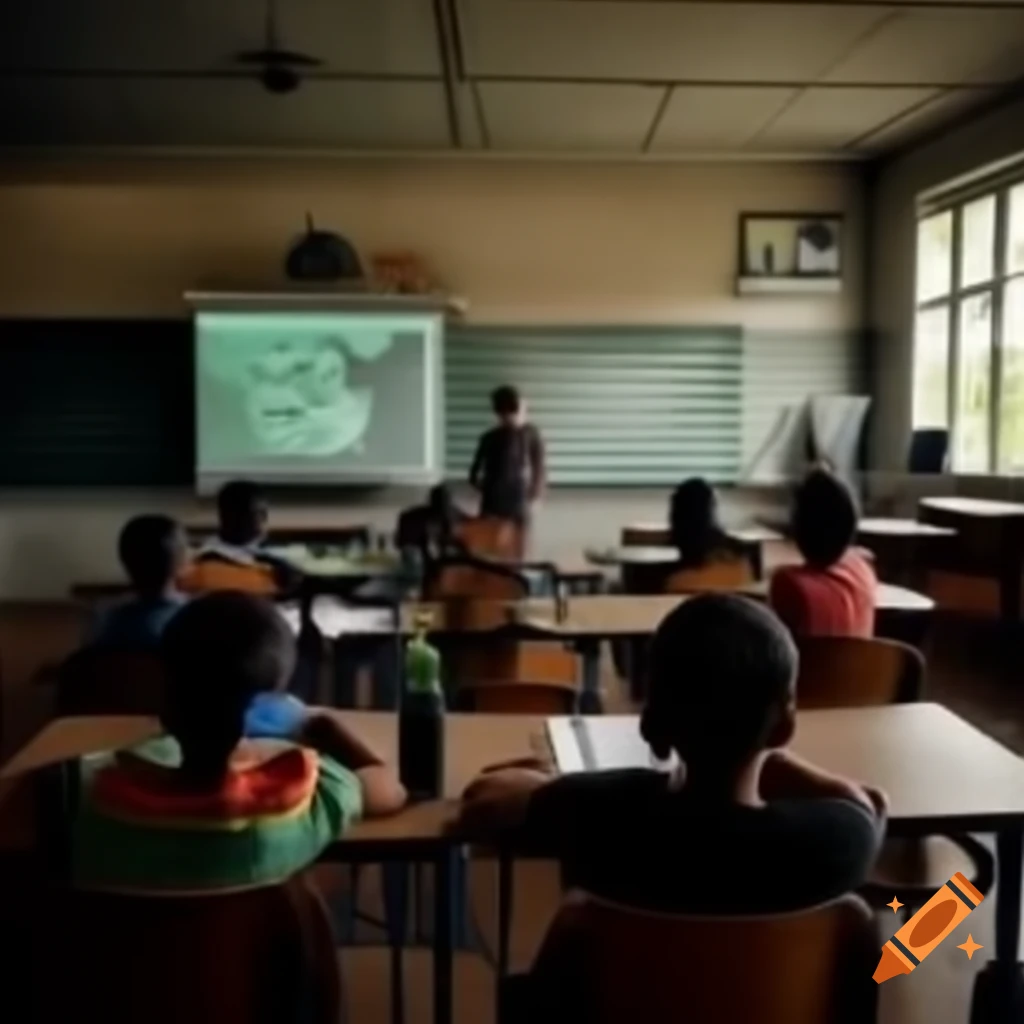 Scene of students and teachers interacting in a differentiated learning environment for Teaching At Right Level (TaRL)