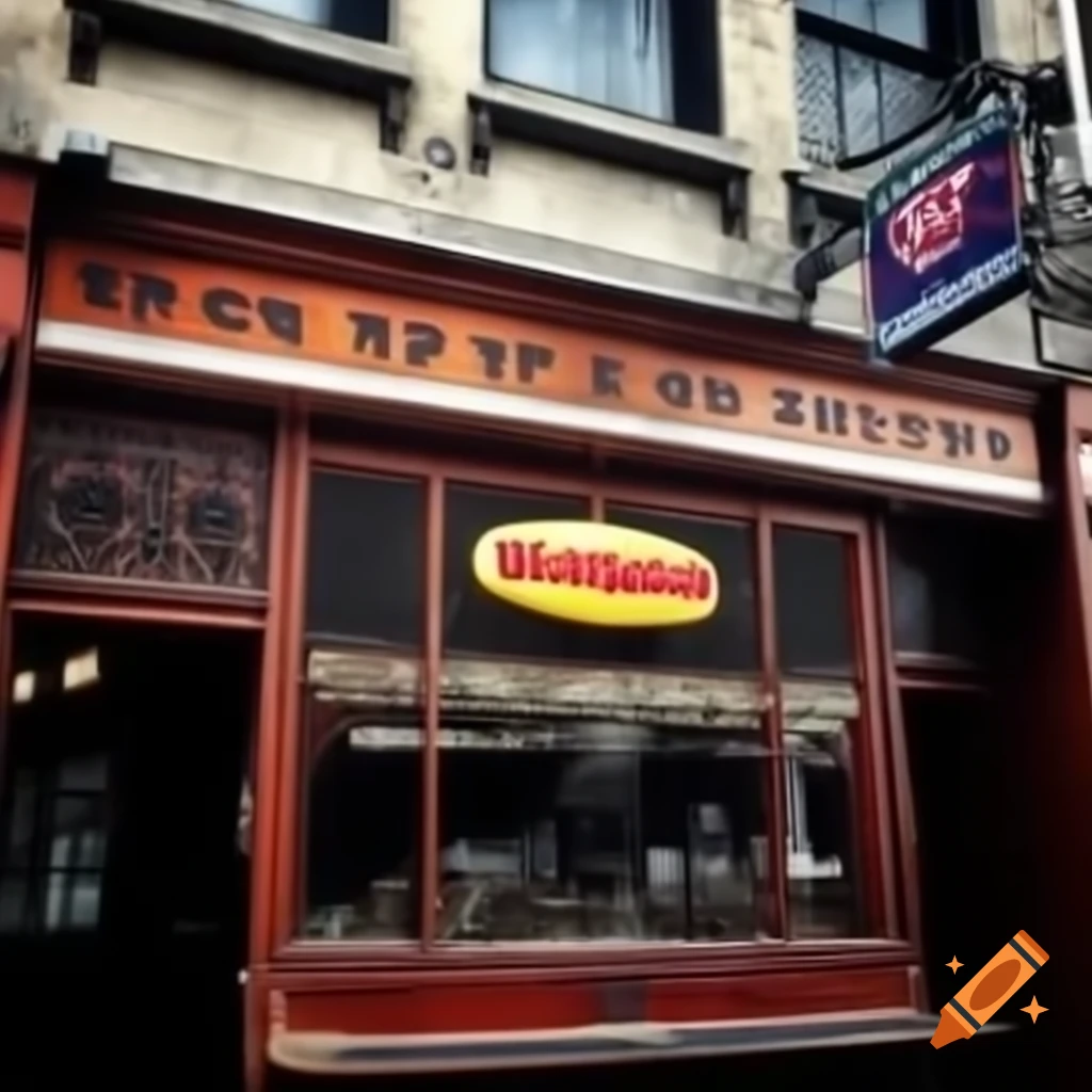 Facade of the hamburger bar ANITA