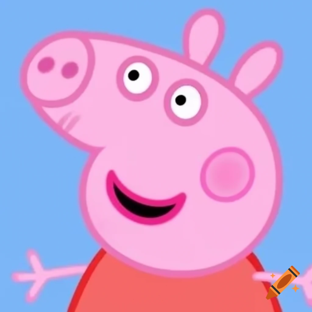 Peppa Pig cartoon character
