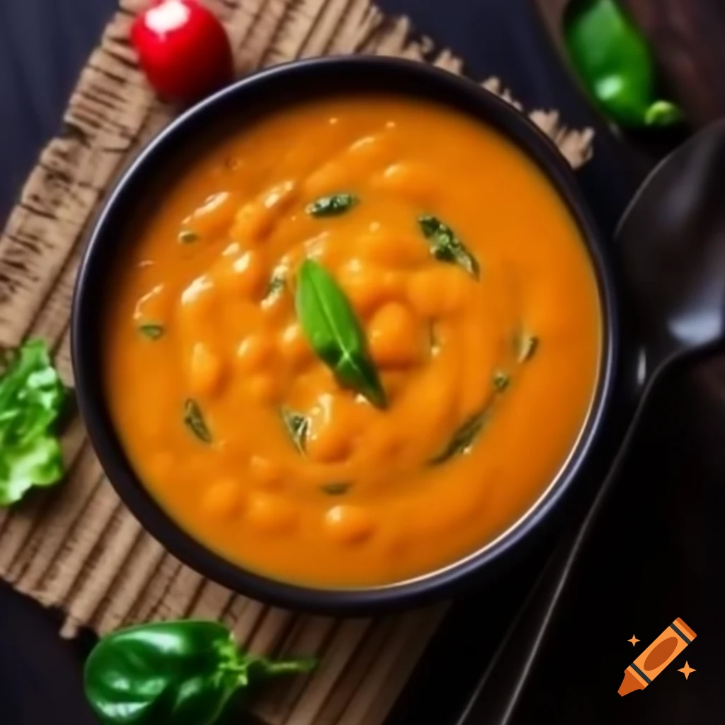 Spicy pepper rasam, a traditional Indian soup