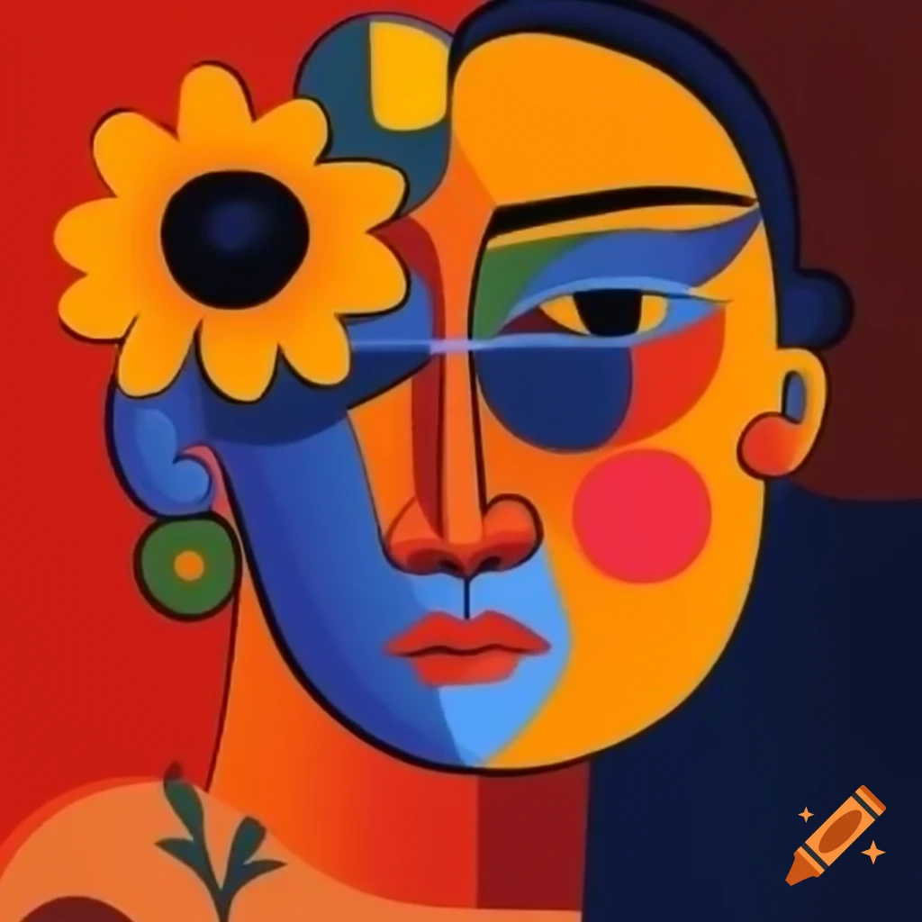 Picasso's interpretation of sunflowers