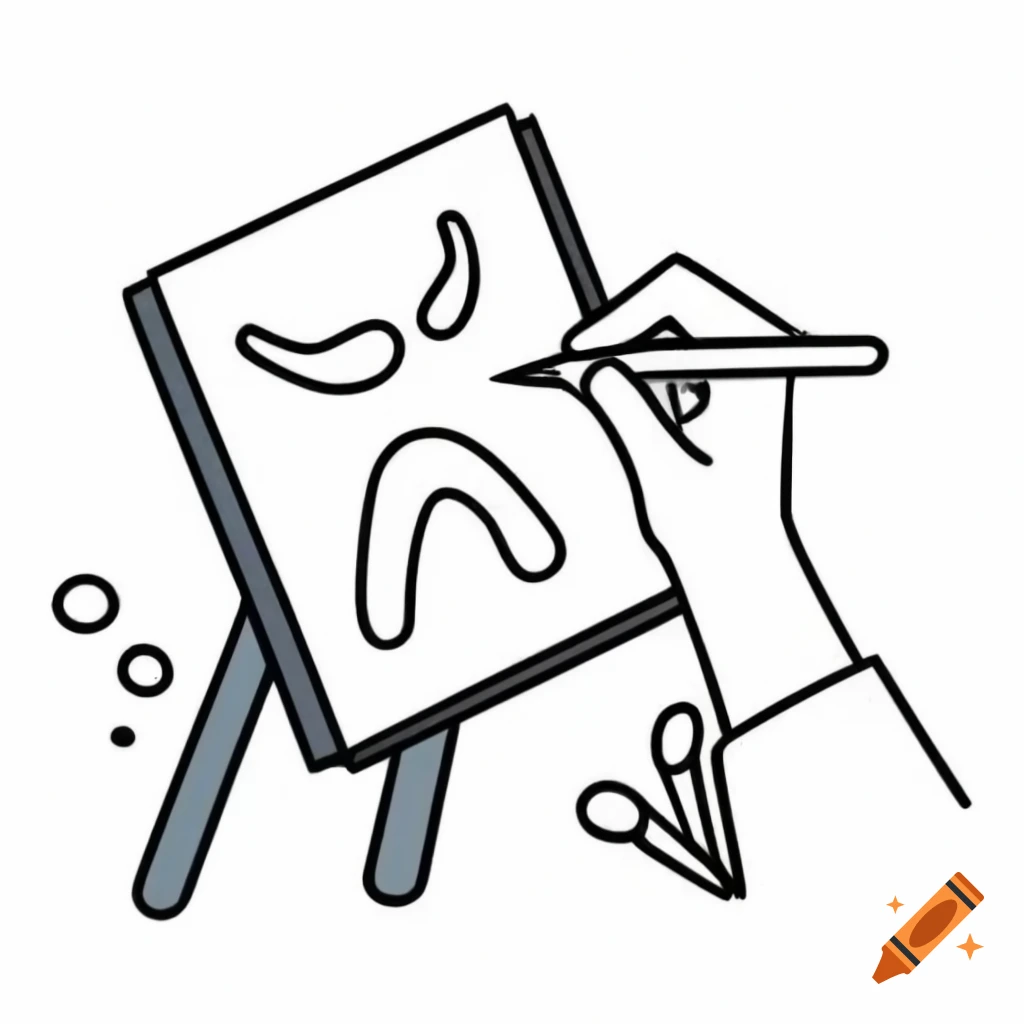 Illustrator artist creating artwork