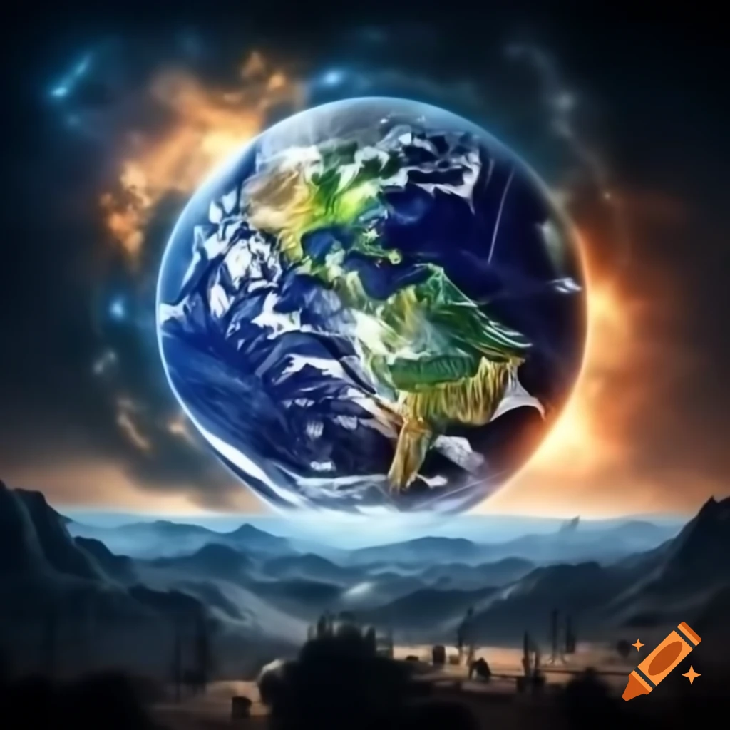 Poster for world conference on climate change promoting global action