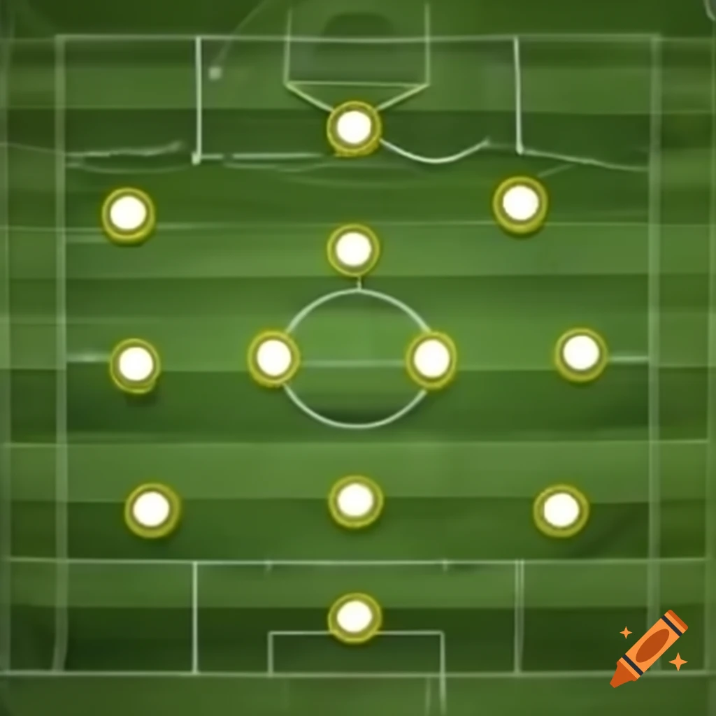 Exciting football match with players in action