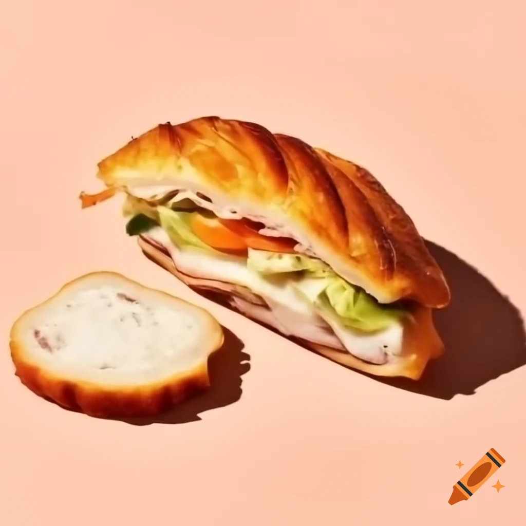 Croquette sandwich with text 'Jannie Special'