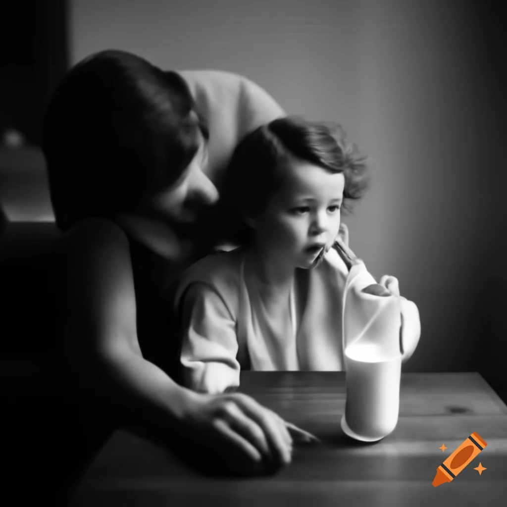 Father leaving to buy milk