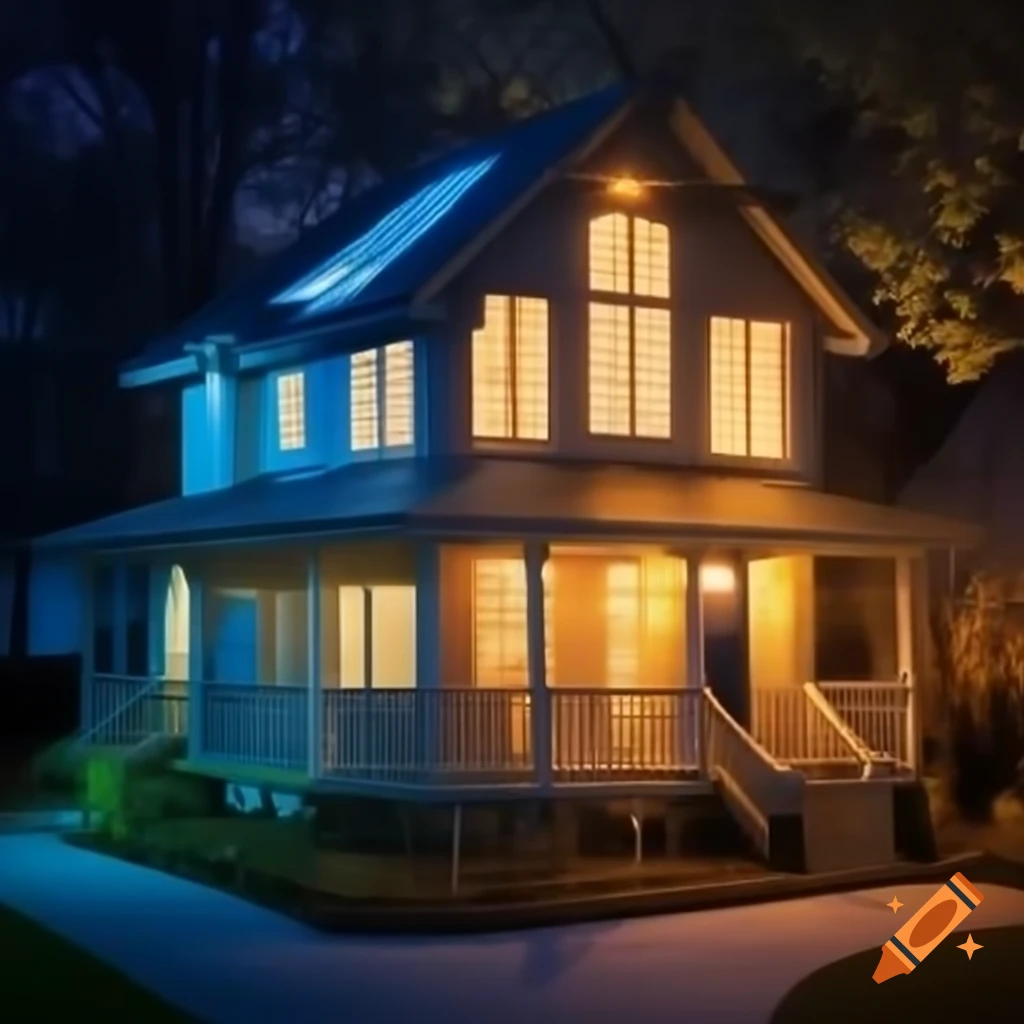 Home automation product controlling lights based on light intensity