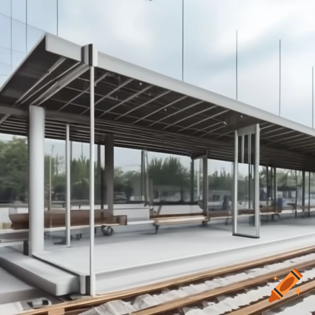 Design proposal for a functional and safe public transport stop using concrete