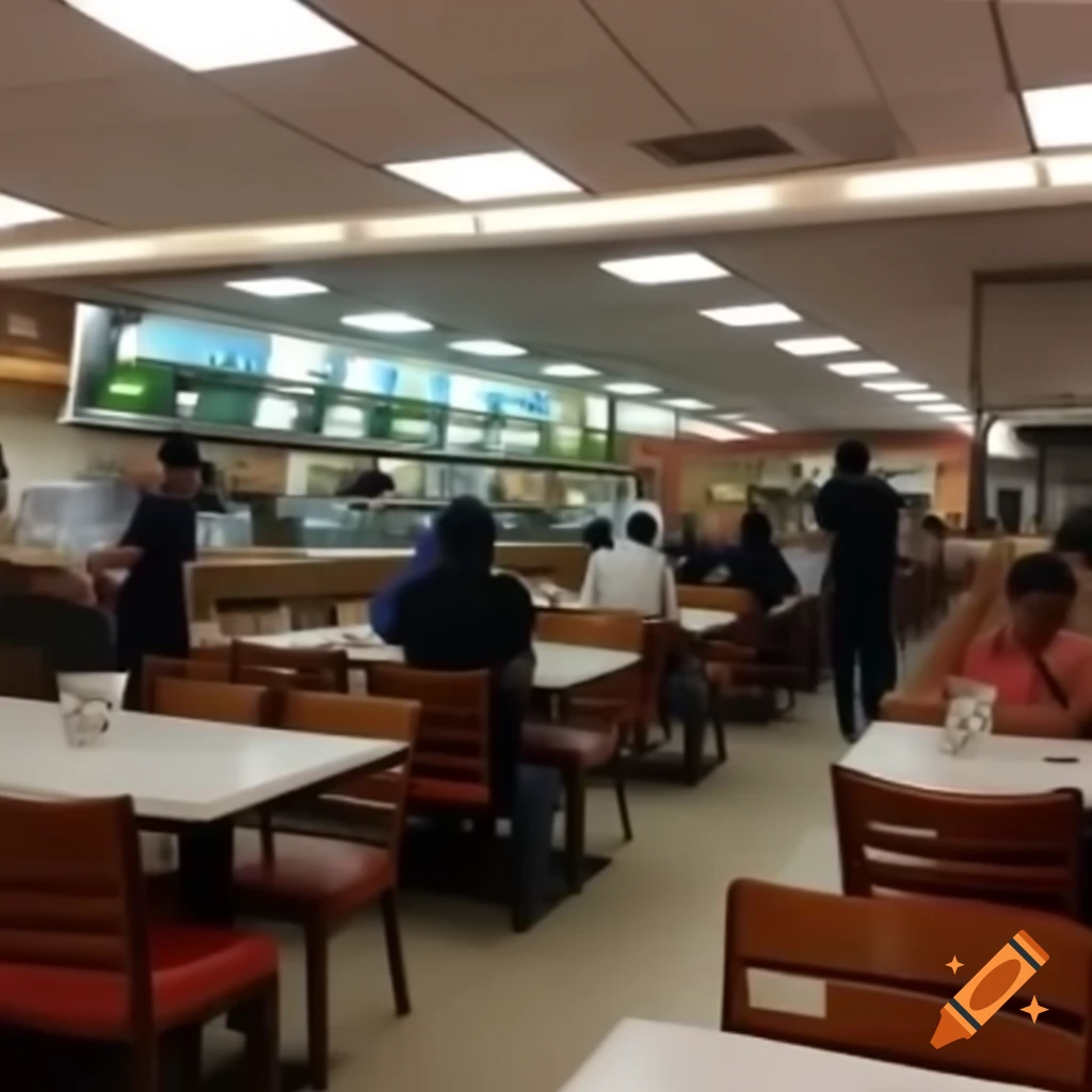Customers dining in a Bakso restaurant