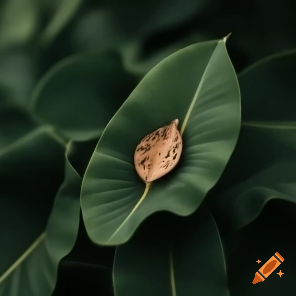 Charming ancient aesthetic image of henna leaves plant