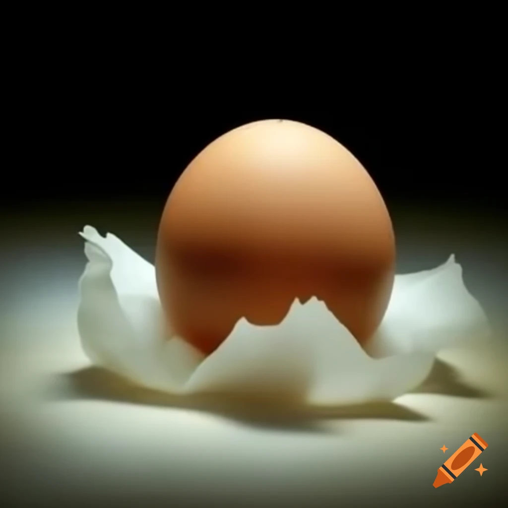 Eggs prepared as bomb-themed dish