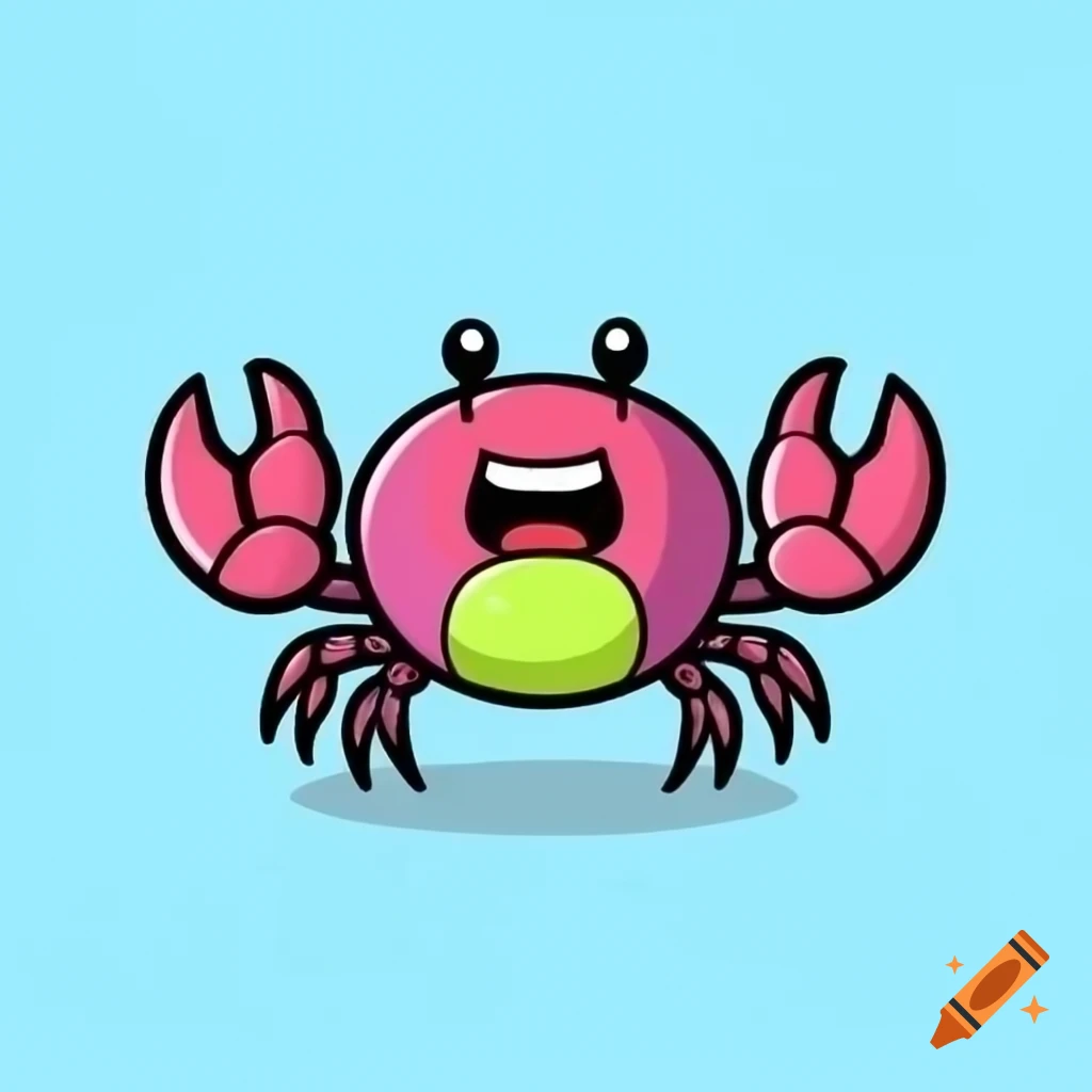 Crab giving thumbs up gesture