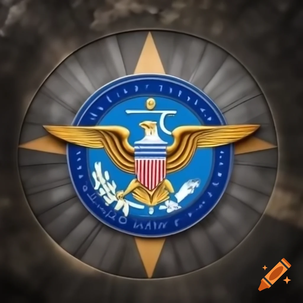 Old-fashioned logo design for government program FOU - Force of Unemployed