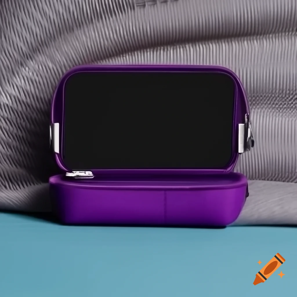 Compact violet control device with small screen for navigation