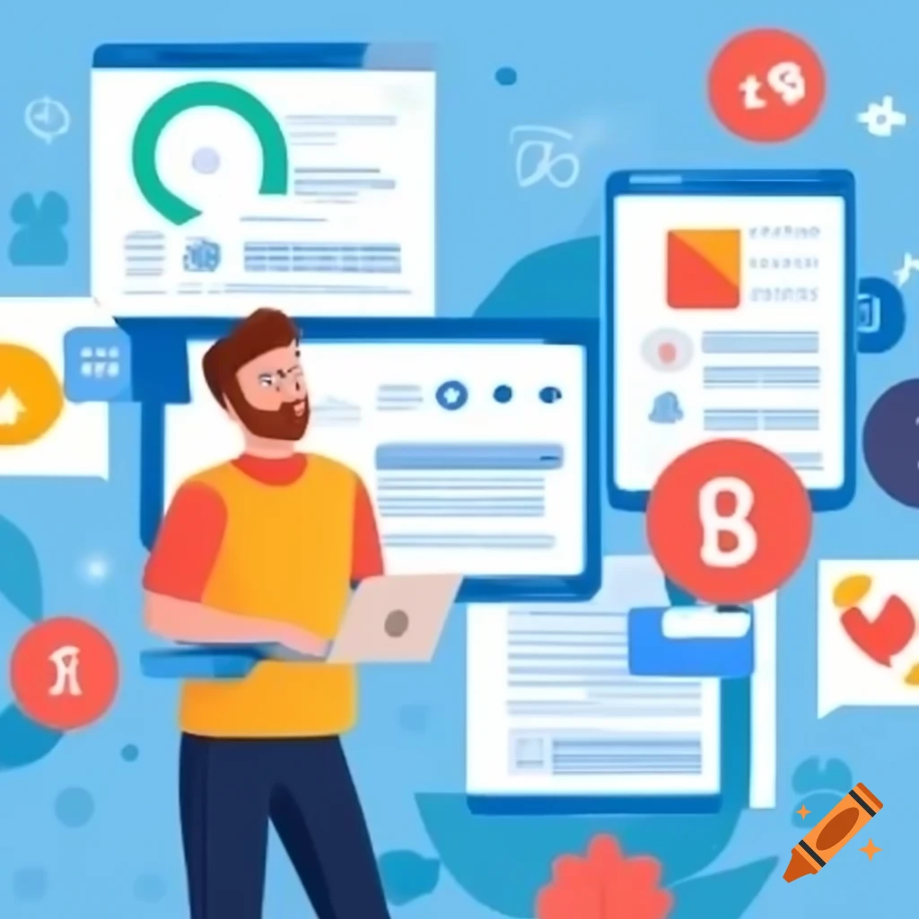 Interactive training course focusing on multilingual skills on Craiyon