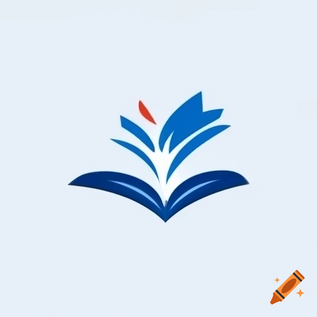 Minimalistic logo featuring a book and a window symbolizing a path to a better future