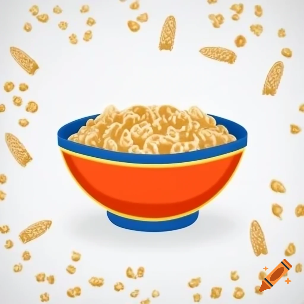 Titanic-inspired bowl of milk with boat-shaped cereal on white background