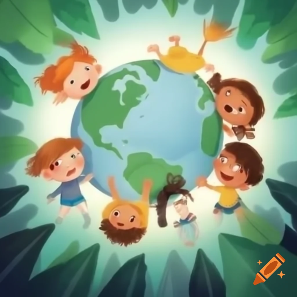 Children from diverse cultures around the globe