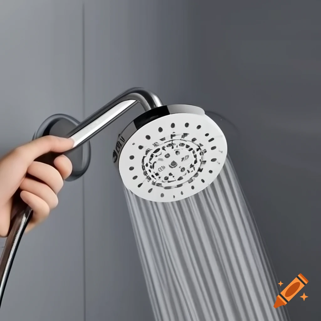 Creative design for a shower head holder