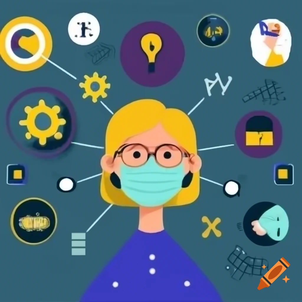 Poster for research study on improving mental healthcare during pandemics