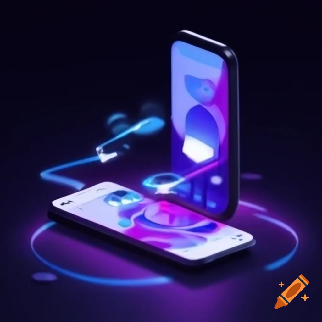 Futuristic smartphone design showcasing advanced technology