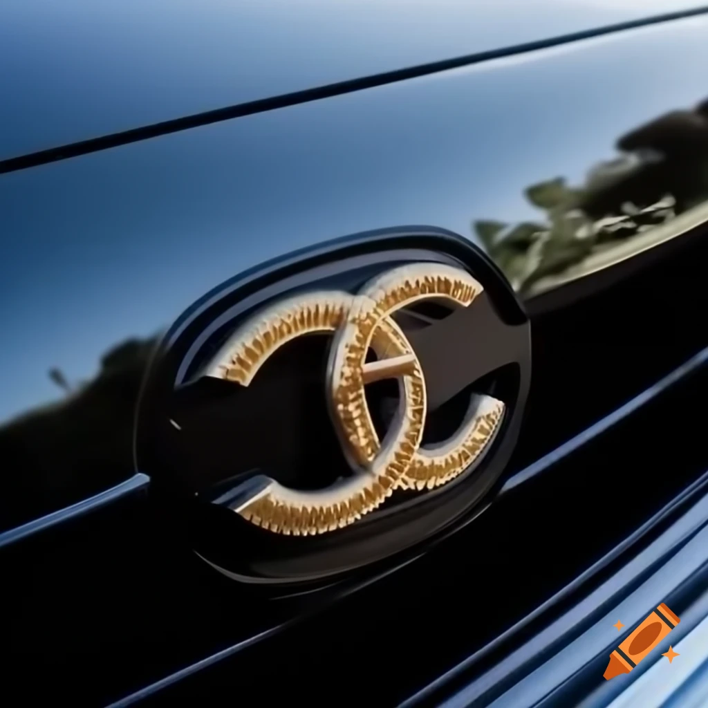 Car featuring CHANEL logo design