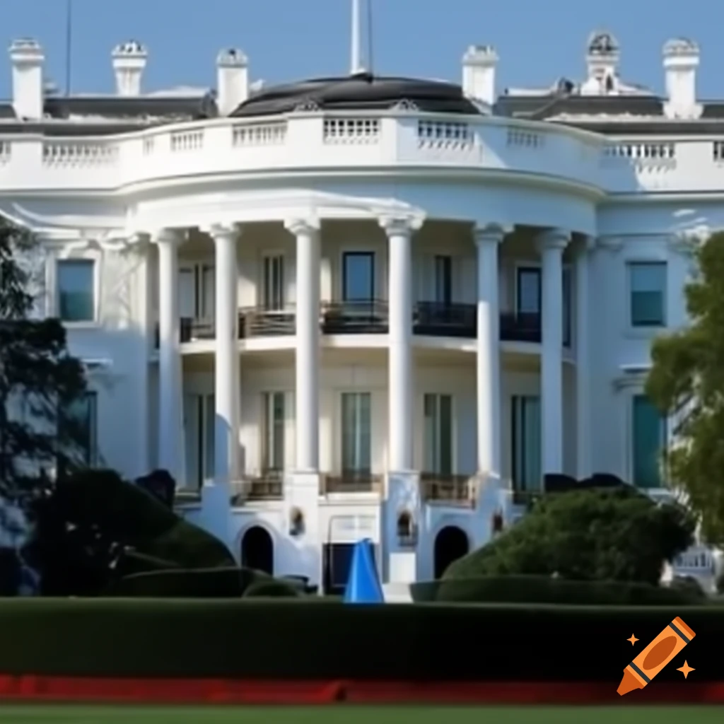 White House, the residence of the US president