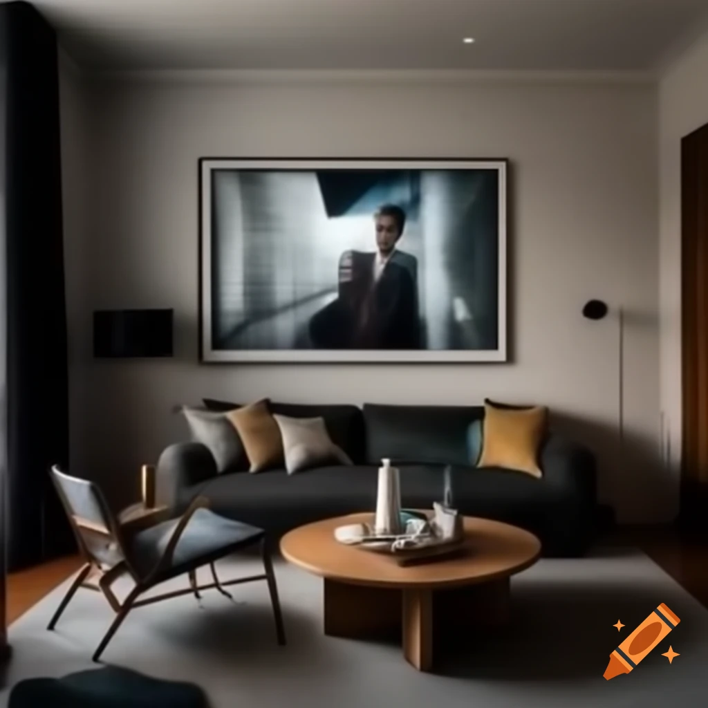 Transformation of living room from plain to modern design